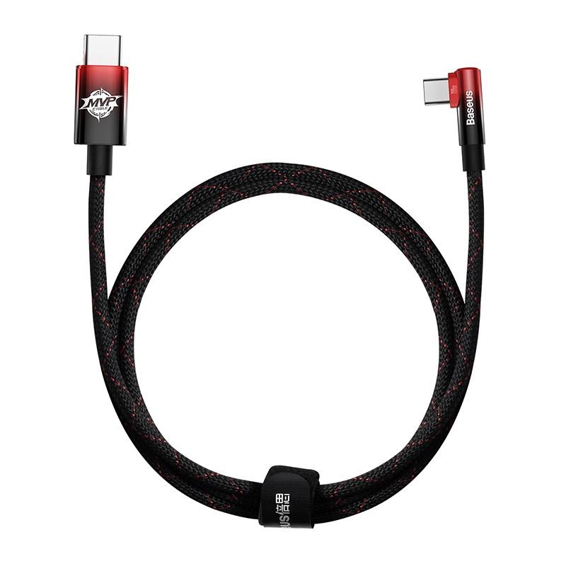 Cáp Sạc Siêu Nhanh 90 Độ Baseus MVP 2 Elbow-shaped Fast Charging Data Cable Type-C to C 100W (Hàng chính hãng)