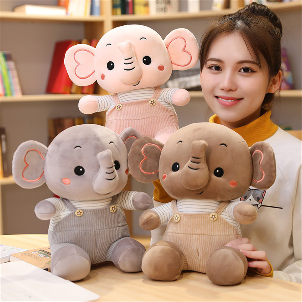 Gấu bông hình con voi - Voi bông cao cấp vải nhung co giãn 4 chiều