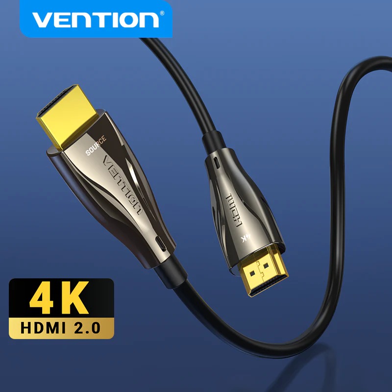 Cáp HDMI quang Vention chuẩn 2.0 cao cấp độ dài 10M-50M, hỗ trợ 4k60Hz, không bị suy giảm tín hiệu -  Hàng chính hãng