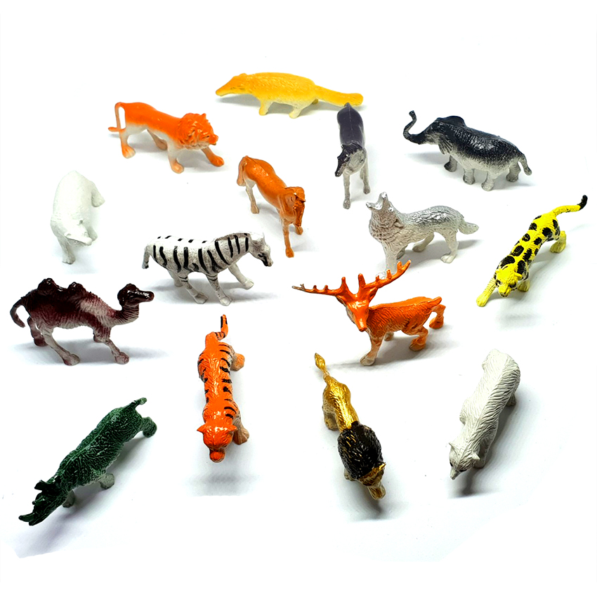Mô hình thế giới động vật 60 chi tiết New4all ANIMAL WORLD cho bé trên 3 tuổi