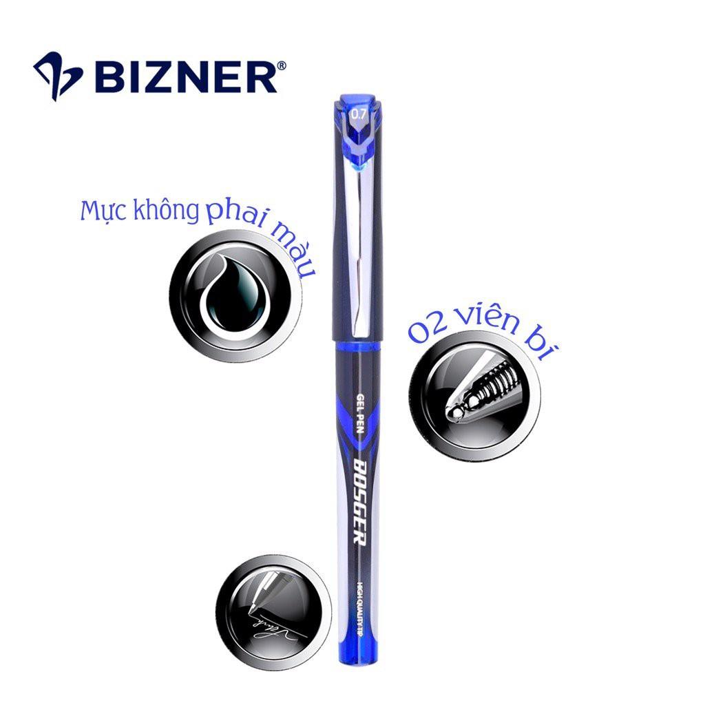 Bút Gel 2 Đầu Bi Thiên Long Bizner Cao Cấp BIZ-GEL23- 2 màu mực Xanh