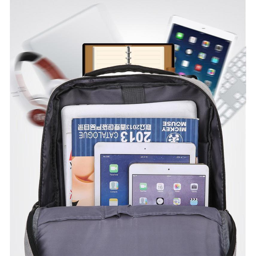 Balo nam, balo laptop, có sạc USB tiện lợi, thời trang, phong cách