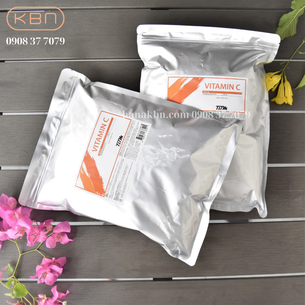 Combo 2 Bột Mặt Nạ Vitamin C TBM 1000g Tặng 10 Mặt Nạ Soothing - Sáng Da, Ngừa Lão Hóa (Chính Hãng)
