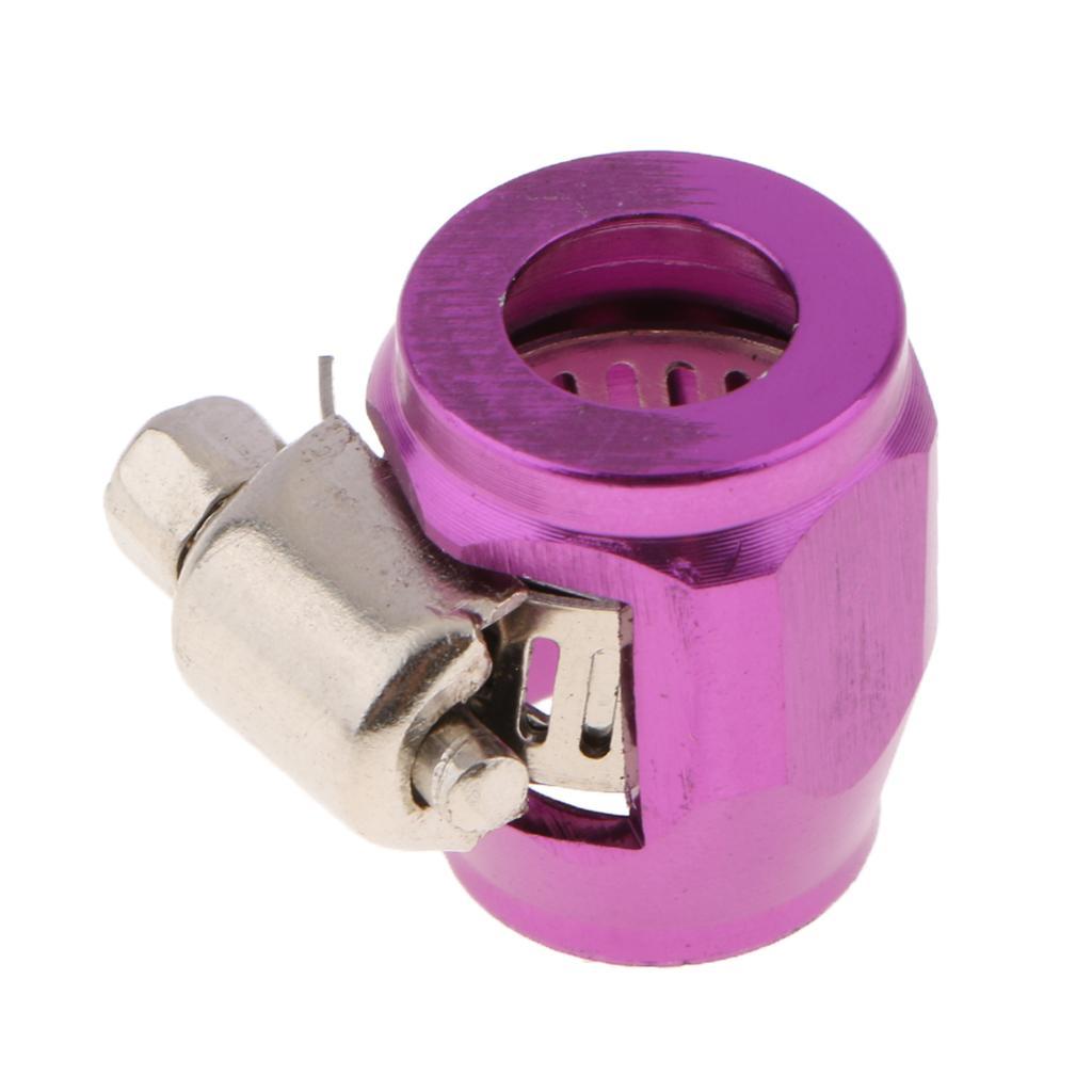 AN4 4AN -4 Car Fuel Hose Clamp Oil Line Fastener Finisher