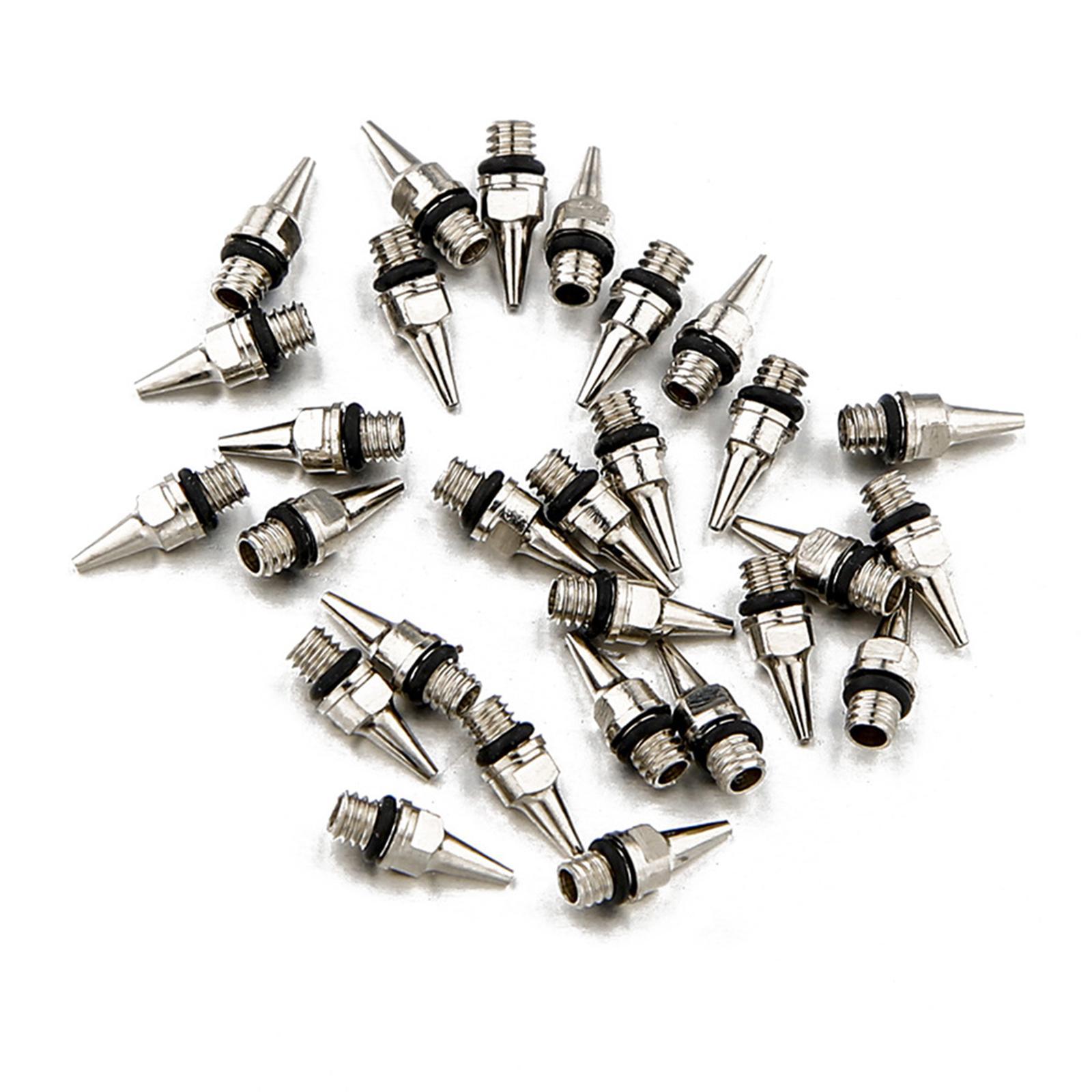 3 Pcs Airbrush Nozzle for Painting Machine for Airbrush 0.2/0.3/0.5mm Professional Airbrush Parts Replacement Parts for Crafting