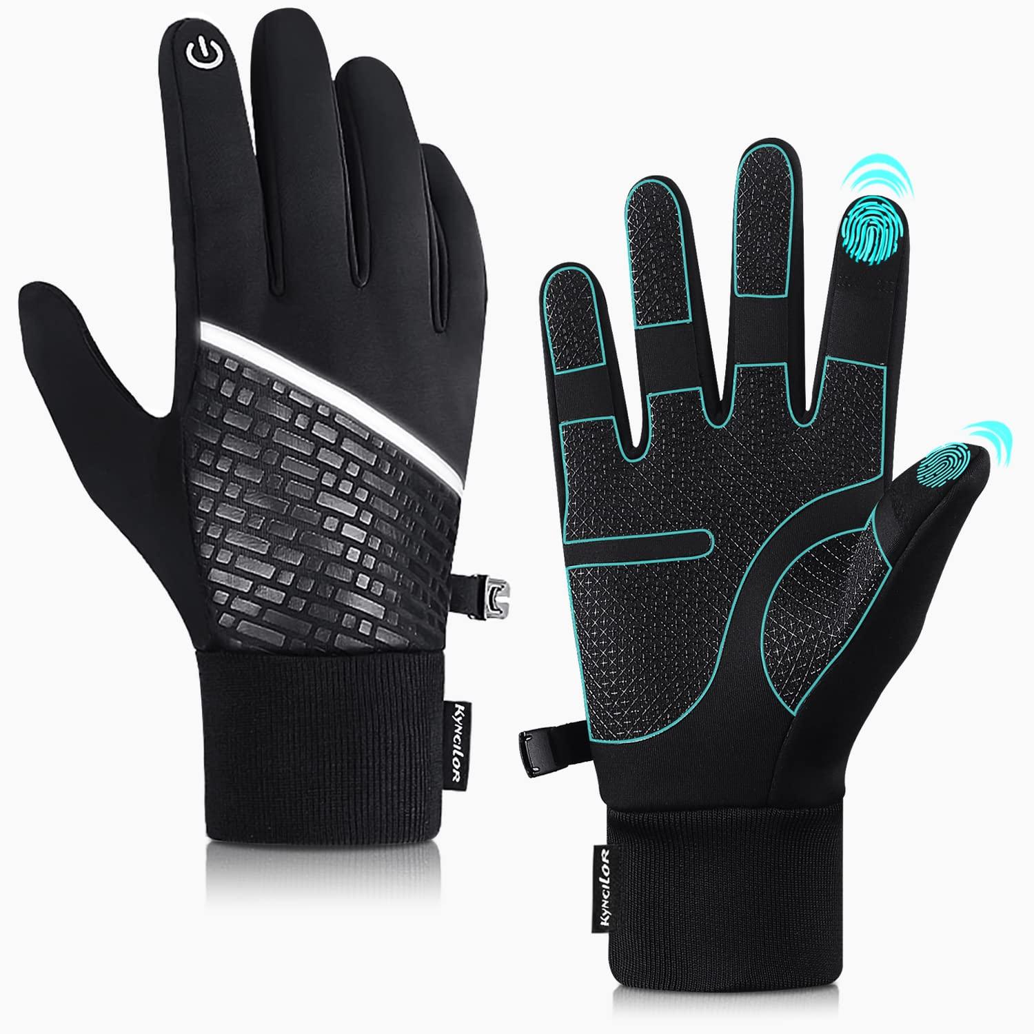 Găng tay mùa đông nam nữ, màn hình cảm ứng không thấm nước Windproof Waterproof găng tay xe đạp găng tay trượt băng găng tay thể thao găng tay chạy găng tay cắm trại