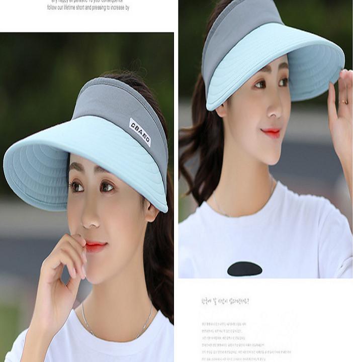 Mũ rộng vành chống nắng nửa đầu phong cách Hàn