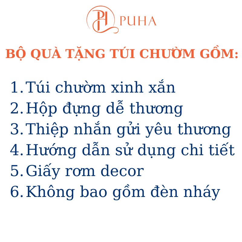 Túi chườm nóng đau bụng kinh PUHA 1000ml, món quà ý nghĩa tặng bạn gái, kèm hộp quà, thiệp nhắn gửi yêu thương