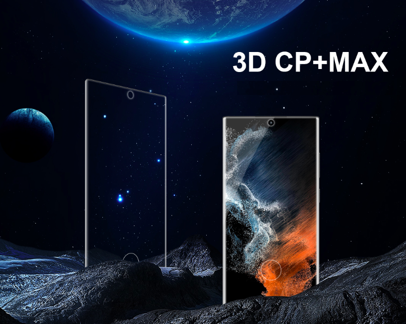 Miếng dán kính cường lực full 3D cho Samsung Galaxy S23 Ultra hiệu Nillkin CP+ Max (Mỏng 0.3mm, Kính ACC Japan, Chống Lóa, Hạn Chế Vân Tay) - Hàng nhập khẩu