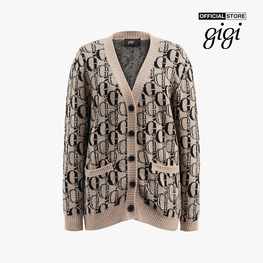 GIGI - Áo khoác cardigan nữ dáng dài thời trang G1302K222719