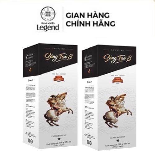 Combo 2 Hộp Cà phê Rang Xay Sáng Tạo 8 - Trung Nguyên Legend - 500gr (Gu mạnh, vị đậm, rất thơm, hương lâu sau uống)