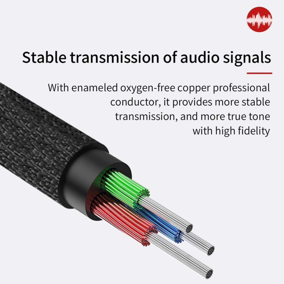 Dây cáp âm thanh Audio 3.5 Baseus M30 LV141- hàng chính hãng.