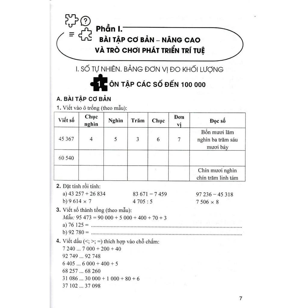 Sách - Bài Tập Trò Chơi Phát Triển Trí Tuệ Toán 4 ( dung chung cho các bộ SGK hiện hành )