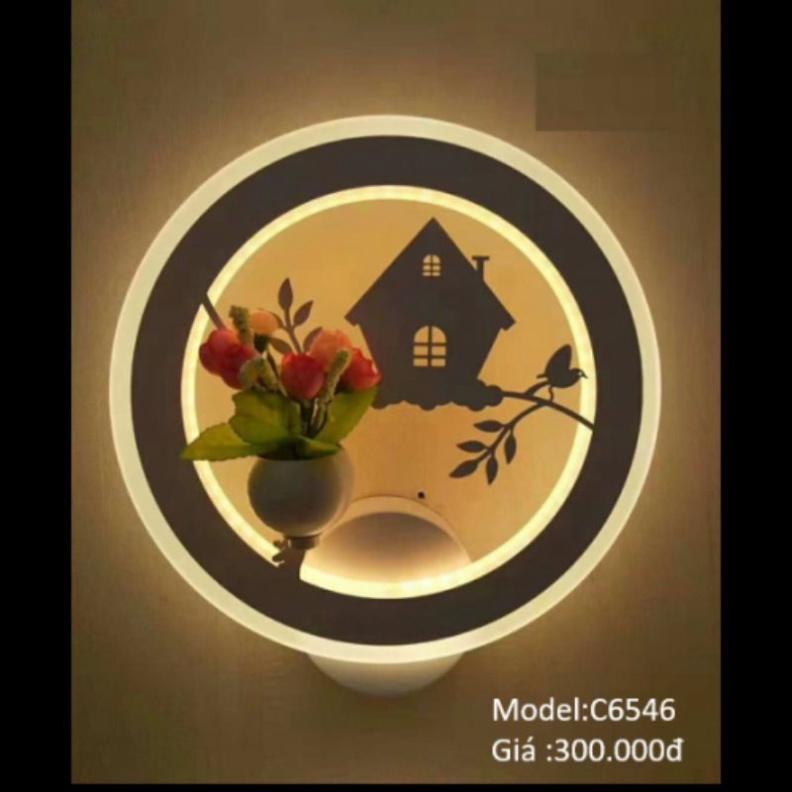 Đèn gắn tường - 8 mẫu sinh động,đèn trang trí, đèn phòng nghỉ đèn decor
