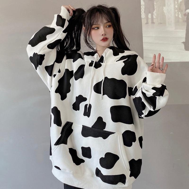Áo Sweater Bò Sữa đáng yêu. phong cách Ulzzang Hàn Quốc tay dài. CoolZ C018