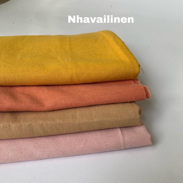 Vải linen bột tone trầm