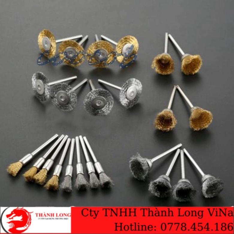 Set 24 Chổi Đánh Bóng Bằng Thép Không Gỉ