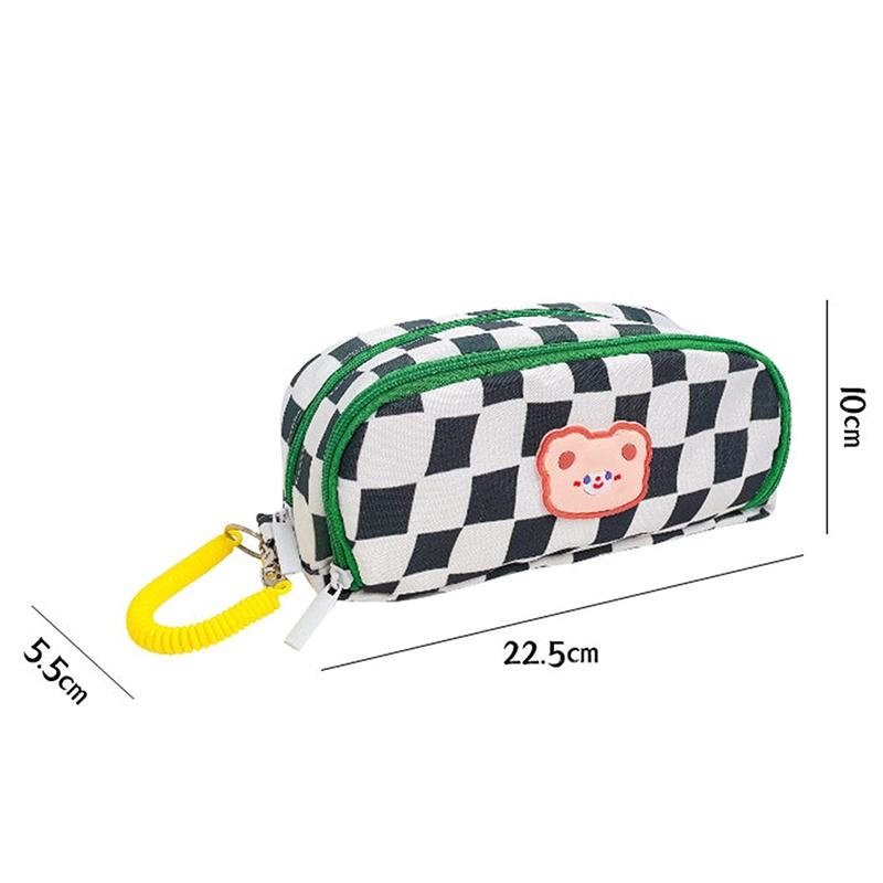 Tmdbyx Túi Đựng Bút Bằng Vải Bạt Sức Chứa Lớn Họa Tiết Hoạt Hình Sáng Tạo Cho Học Sinh Niche