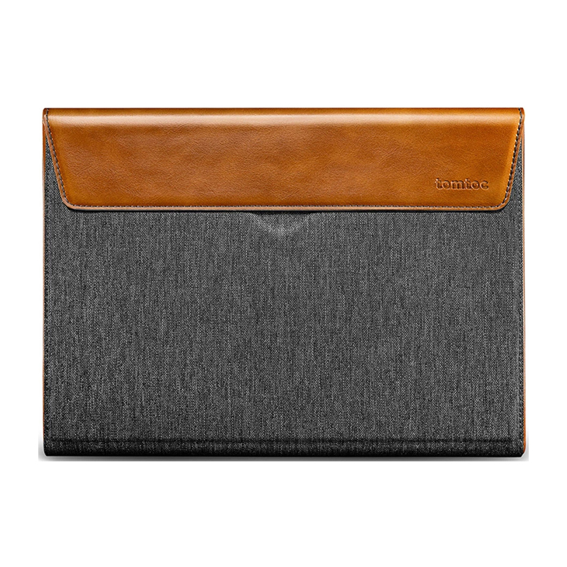 Túi chống sốc chính hãng TOMTOC (USA) Premium Leather - H15-E02 cho Macbook Pro 15 inch/Retina