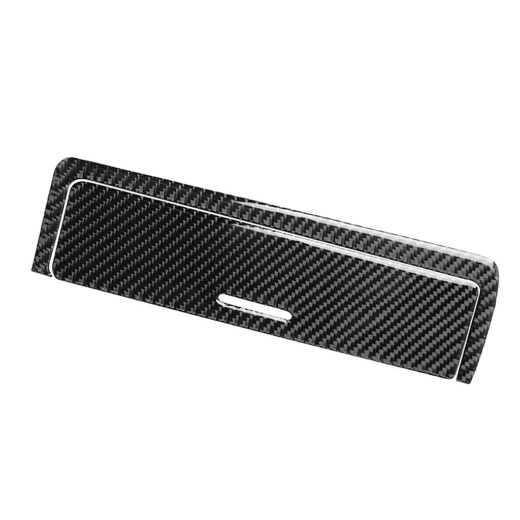 2X Carbon Shifter Panel Button Case Trim Sticker For E46