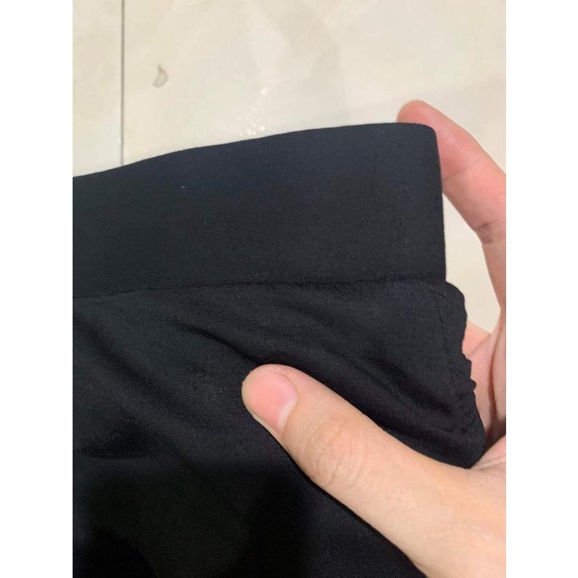 Chân váy nhún rút dây 2 bên vải thun cotton con giãn có quần lót trong