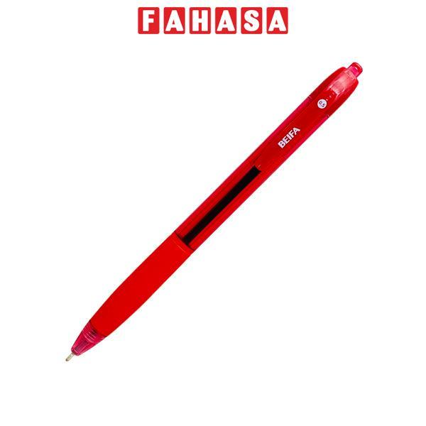 Bút Semi Gel Pen 0.5 mm - Beifa TB610 - Mực Đỏ