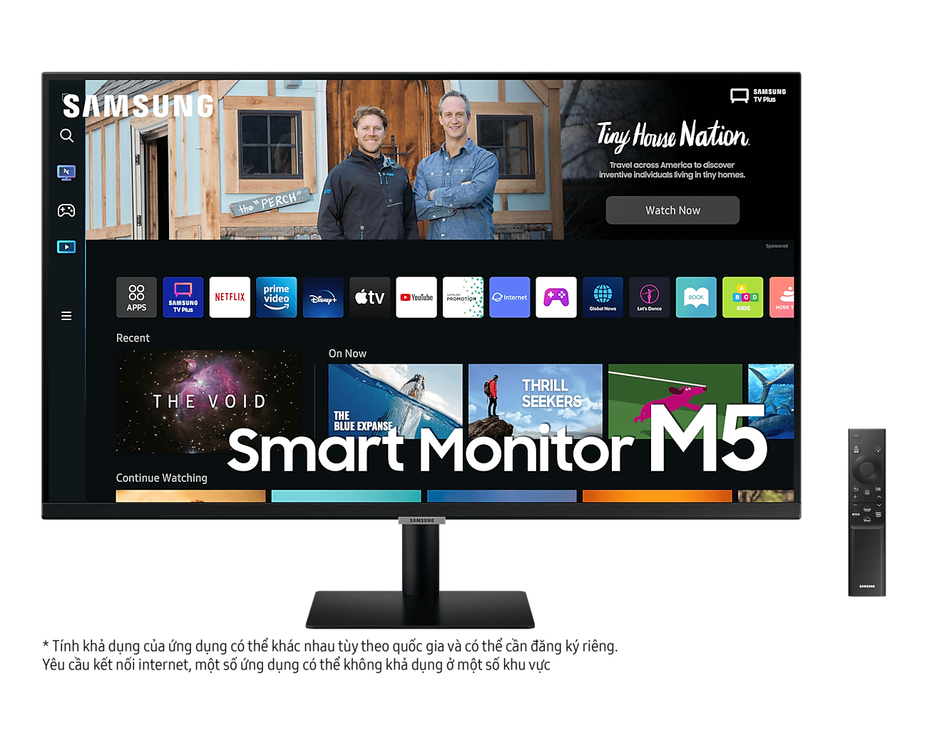 Màn hình thông minh Samsung M5 LS32BM500 ( 32 Inch ( 1,920 x 1,080 ) / VA / 60Hz / 8ms / HDMI / USB / WiFi 5 / Bluetooth / Tizen / Loa ) - Hàng Chính Hãng