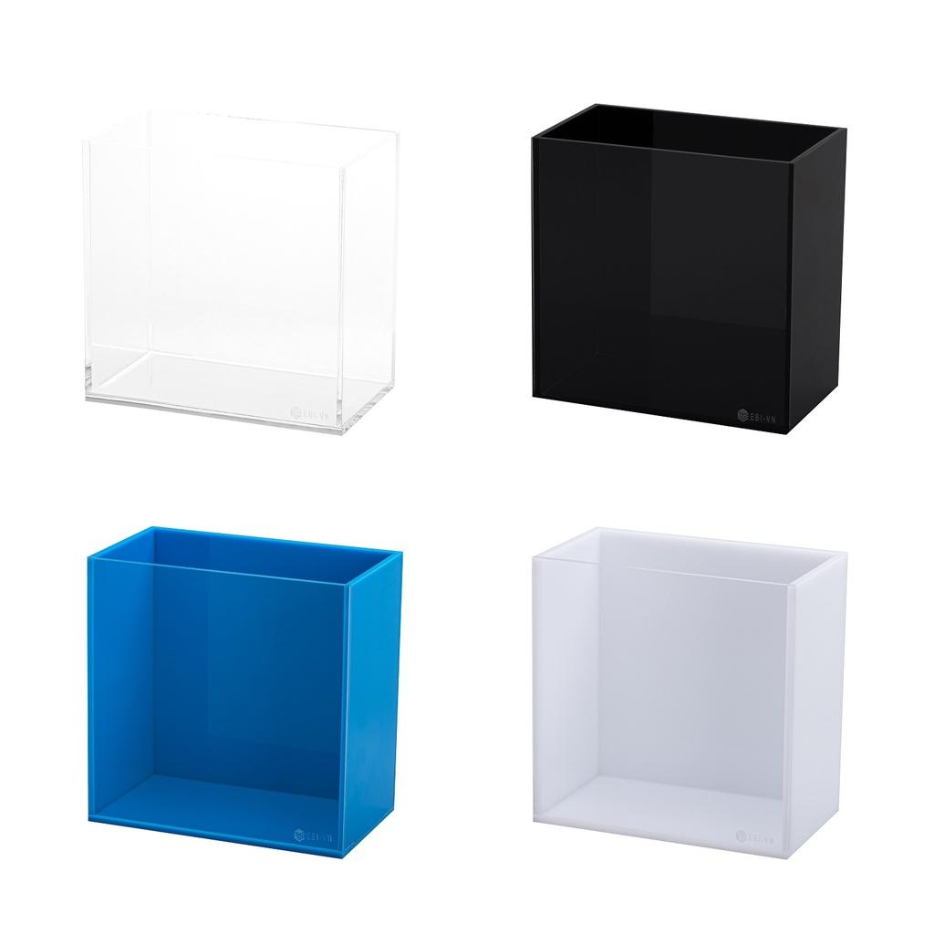 Hồ show cá, keo show Guppy Betta, Bể mini acrylic, Dày 3mm, nhiều kích thước - Tròng suốt