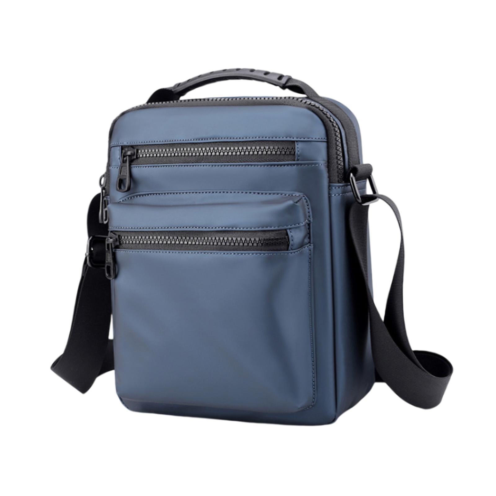 Men's Bag Shoulder Bags Gift for Family Friends Zipper Birthday Party Utility Cross Body Bag Satchel Bag for Traveling Work Hiking