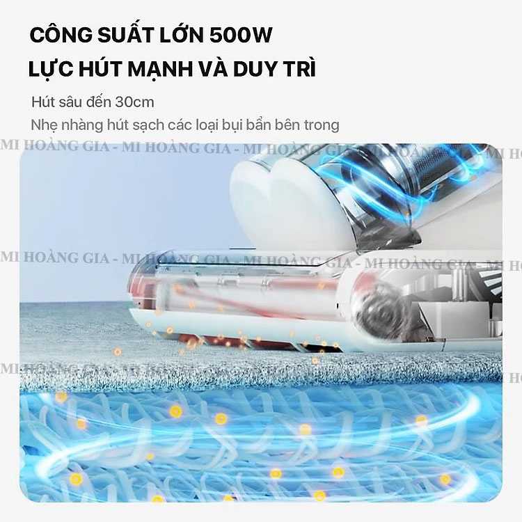 Máy hút bụi đệm giường khô và ướt diệt khuẩn UV UWANT M300 - Hàng nhập khẩu