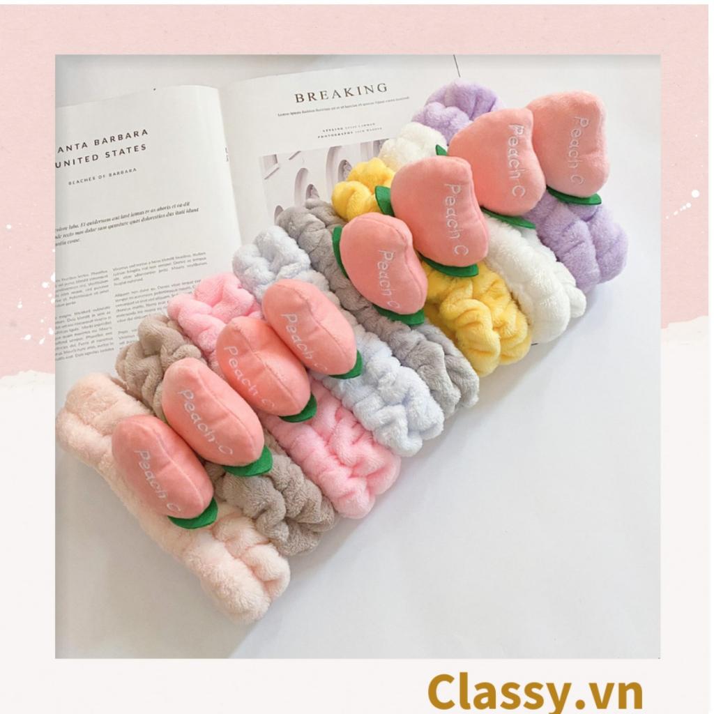 Băng đô, bờm tóc trang điểm make up Classy trái đào dễ thương PK282