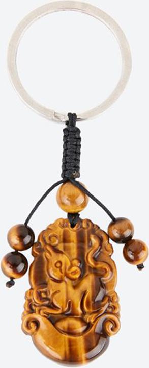 Móc khóa đá mắt hổ tuổi tý Ngọc Quý Gemstones
