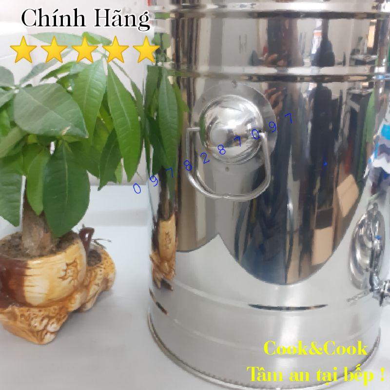 Bình đựng nước inox 5, 10, 15, 20, 25 lít có vòi SUS 304 cao cấp