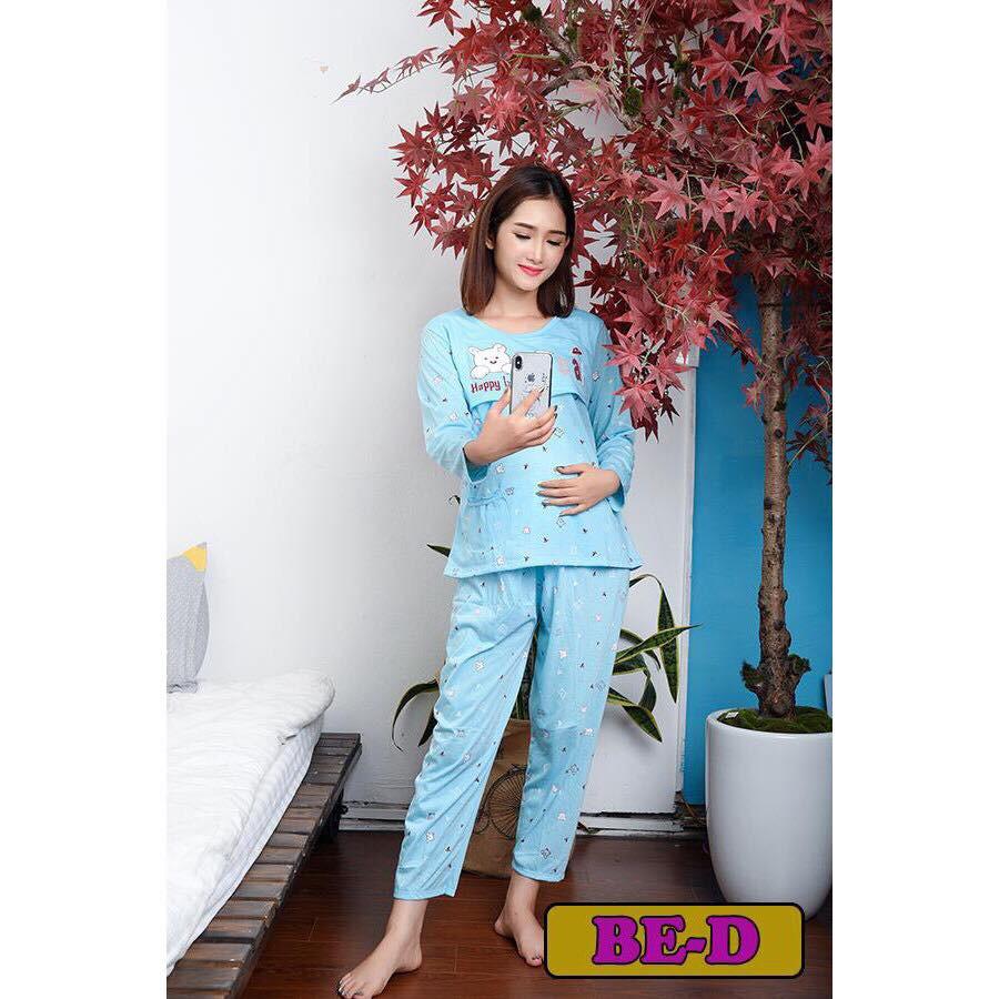 Bộ bầu cotton mặc cả bầu và sau sinh 45-65kg