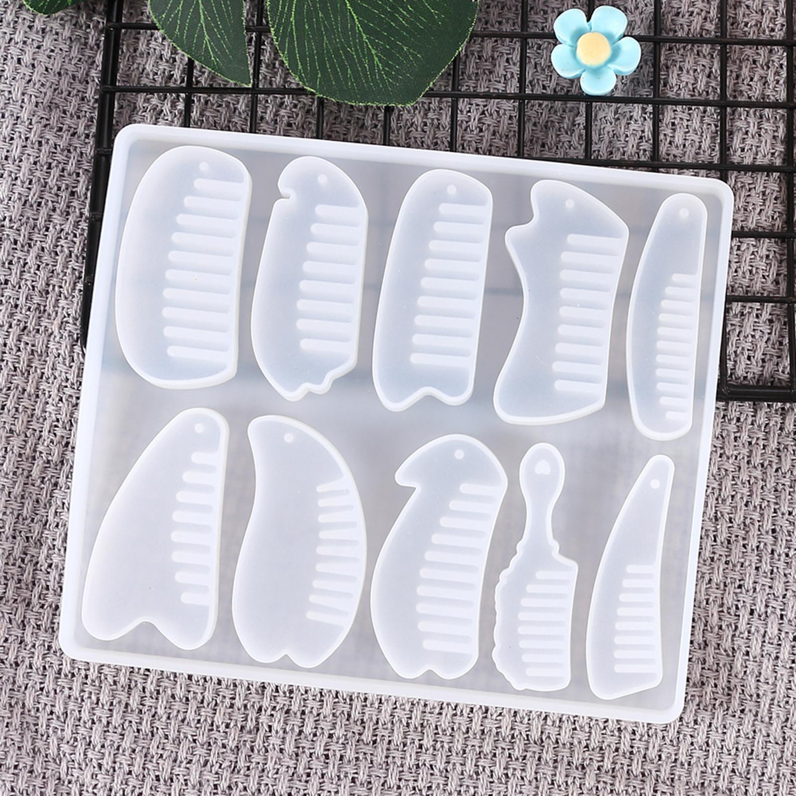 Khuôn Silicone 10 Hình Dạng Tự Làm Đồ Trang Sức Thủ Công Phụ Kiện
