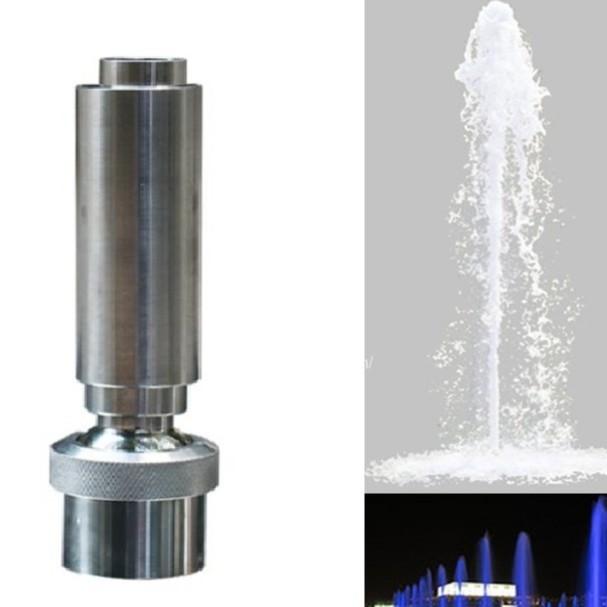 Đầu phun hình cột nước INOX phi 27mm phun nước nghệ thuật
