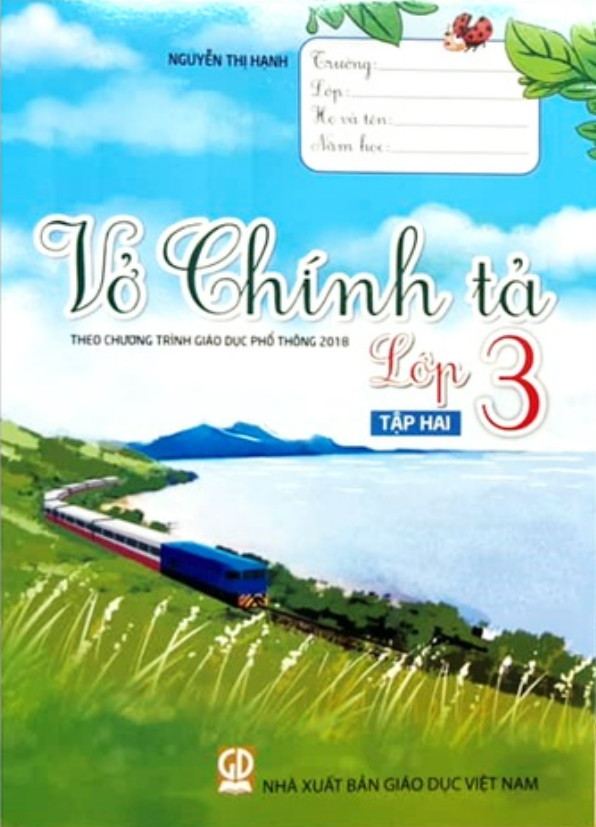 Sách - Vở chính tả lớp 3 - tập 2