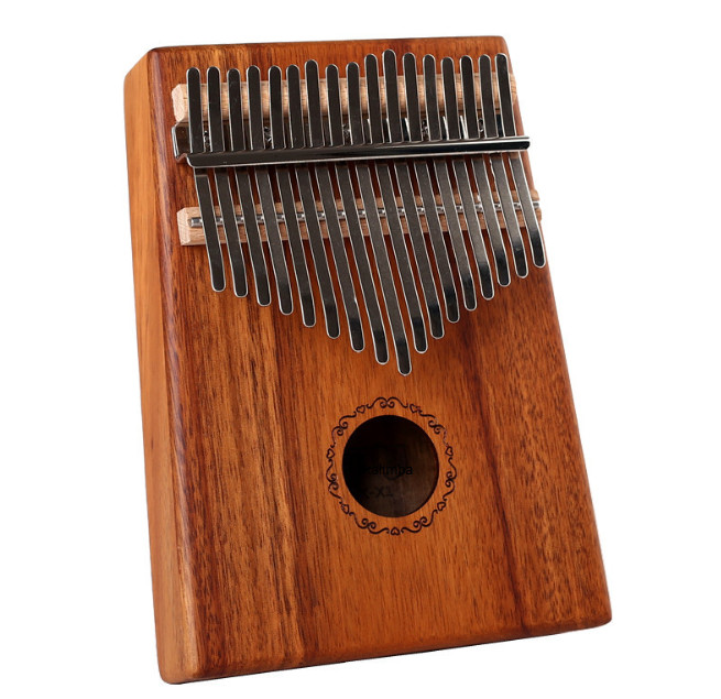 Đàn Kalimba KG95 gỗ mahogany nguyên tấm 17 phím- Nhạc cụ Châu Phi