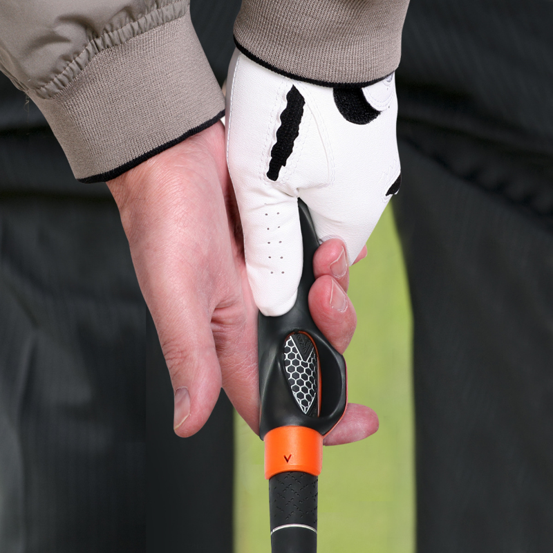 Golf Golf Grip Huấn luyện Hỗ trợ Câu lạc bộ Golf Tay cầm cho người huấn luyện xoay tay trái Color: Grey