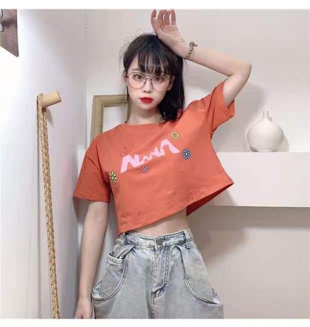 Áo croptop họa tiết, áo nữ, áo kiểu croptop, áo croptop kiểu, áo croptop freesize