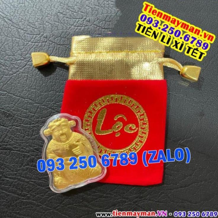Ông Thần Tài Mạ Vàng Kèm Túi Gấm Phúc Lộc, Làm Quà Tặng Cực Vip Ngày Vía Thần Tài Mùng 10