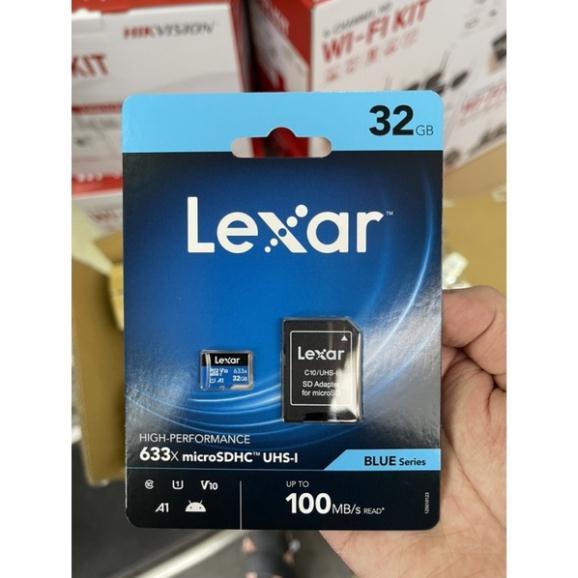 Thẻ nhớ chuyên dụng cho CAMERA MicroSD Lexar 32G/64G/128G, hàng chính hãng, bảo hành 36 tháng