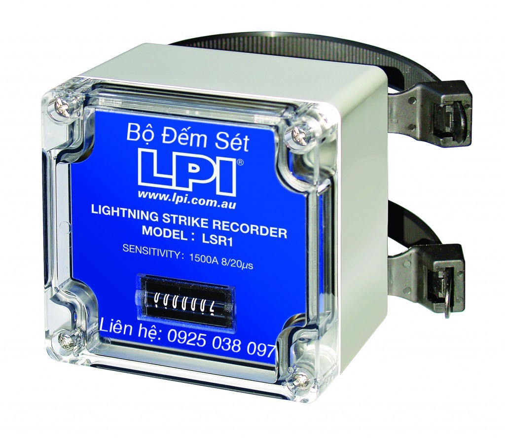 Bộ đếm sét LPI Stormaster LSR2 ( lighting strike recorder) LSR1