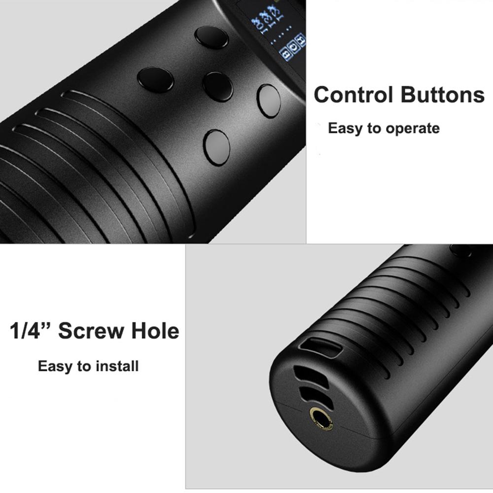 Đèn LED Video Light Tube Light Wand 3000K-6500K Có thể thay đổi 10 hiệu ứng chiếu sáng Tích hợp có thể sạc lại