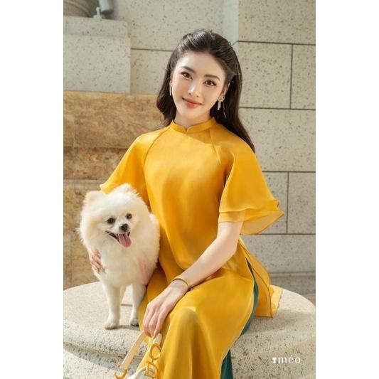Áo dài cách tân kèm quần 4 tà