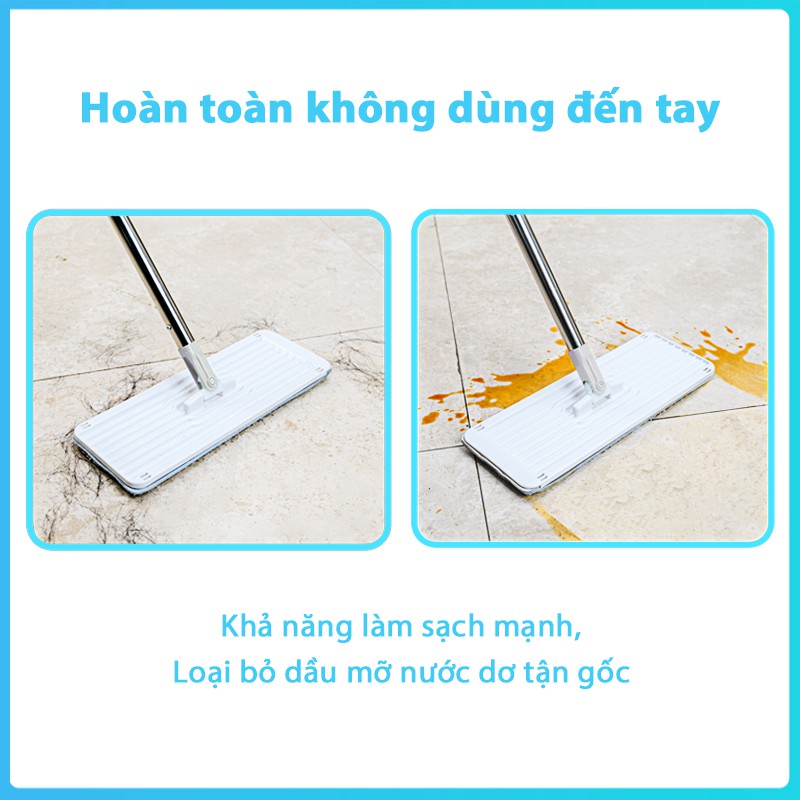 Bông lau cây lau nhà sợi fiber kỳ diệu maxi MyJae