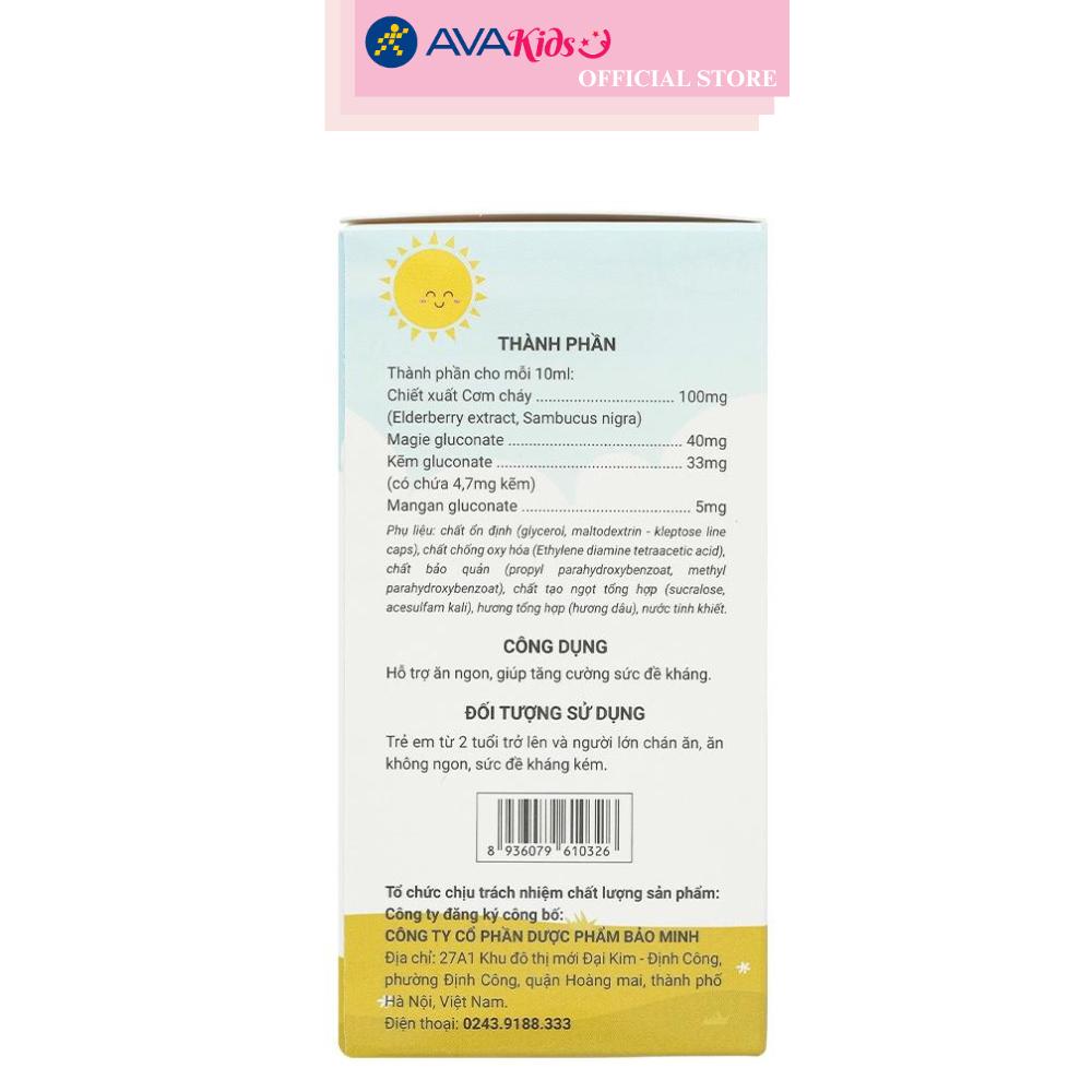 Siro Avisure ZinC hỗ trợ ăn ngon, tăng đề kháng 20 ống (từ 2 tuổi)