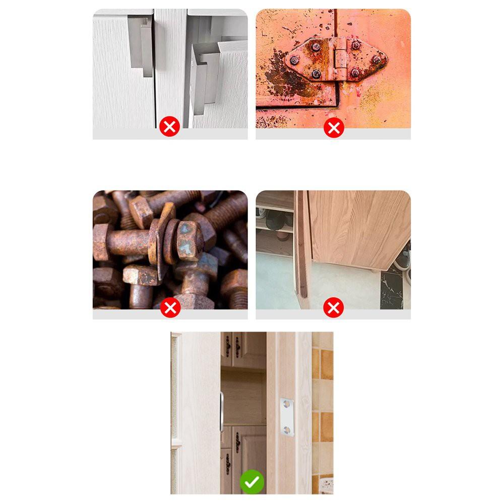 Bộ giữ cửa nam châm siêu chắc dán tủ bắt vít tủ cửa từ tính miếng đóng cửa tự động thông minh