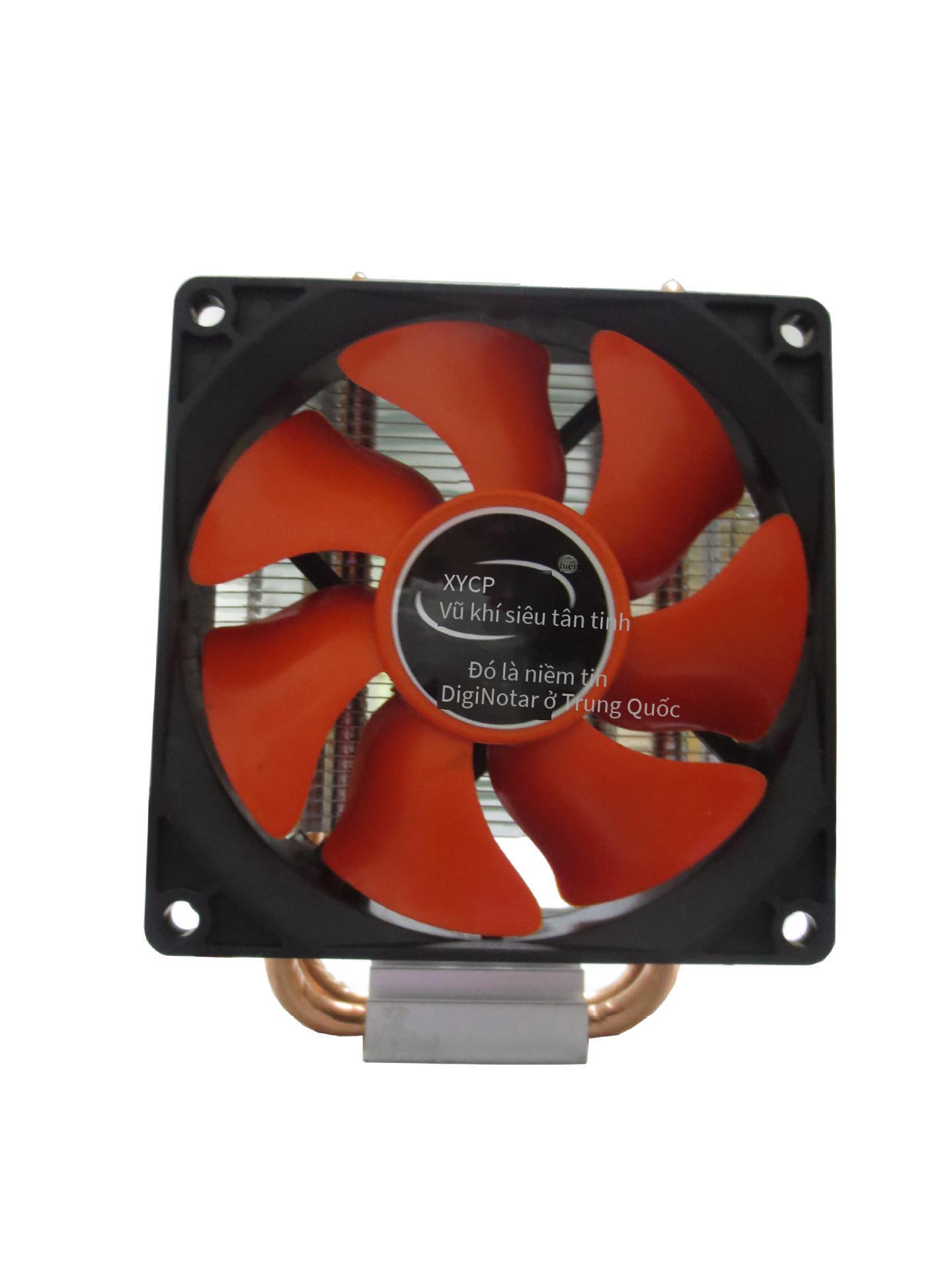 Phong Cách Mới Nhất K8 Máy Tính Để Bàn Mới Quạt Tản Nhiệt CPU 7751155LGA1366 2 Ống Đồng Tản Nhiệt Máy Tính