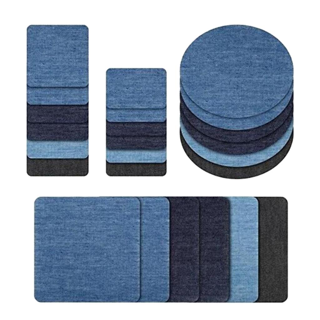 Chiwanji 24 Chiếc Vải Vải Miếng Dán Táo Cho May Thủ Công Trang Trí